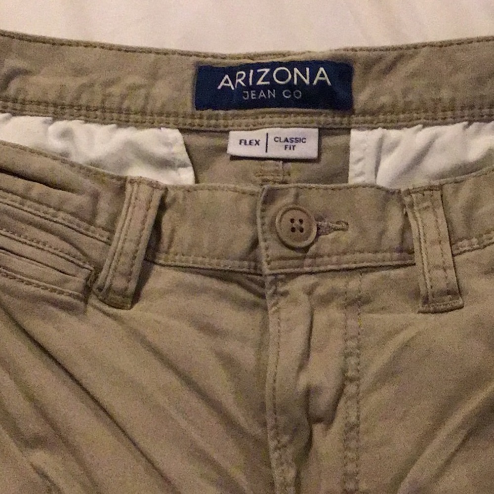 Arizona Khaki flex Shorts 31,  Classic Fit